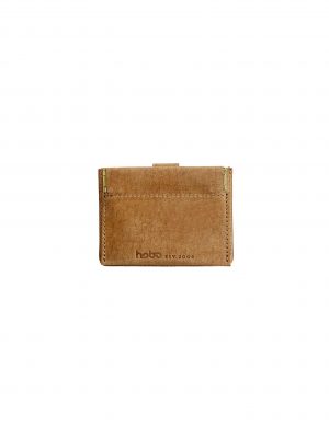 NUBUCK COW LEATHER DOUBLE SNAP WALLET