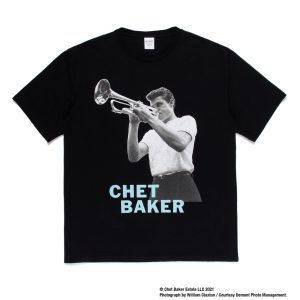 CHET BAKER / WASHED HEAVY WEIGHT CREW NECK T-SHIRT ( TYPE-2 )