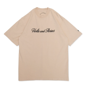 EMBROIDERY LETTER S/S TEE