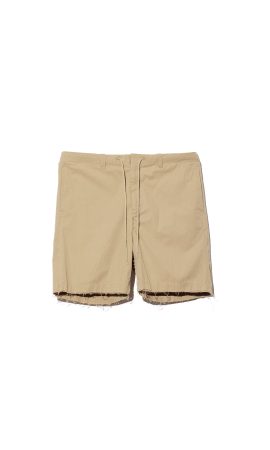 Cut-off chino shorts