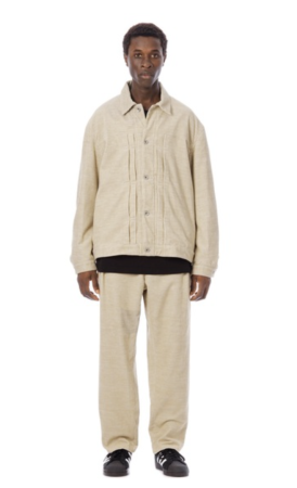 Cotton Wool Cord Pants