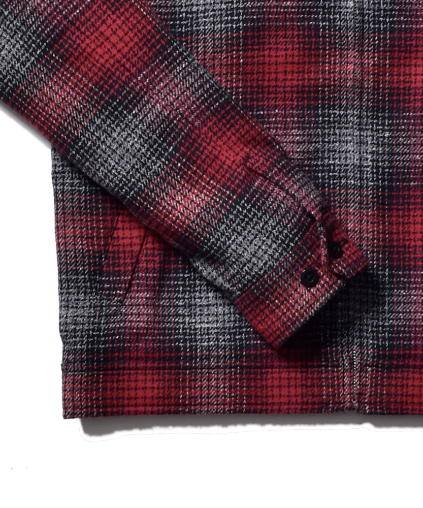 Grandrelle V.Check Flannel Zipup BZ | OVER FLOW ONLINE STORE