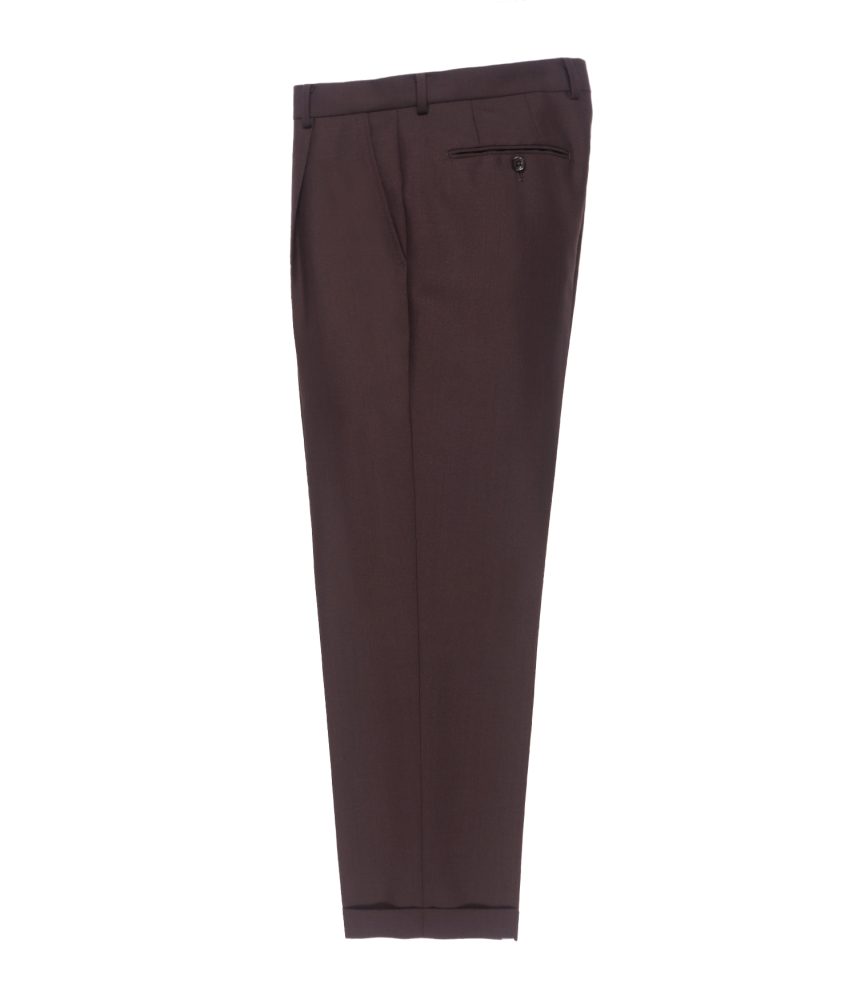 DORMEUIL / PLEATED TROUSERS (TYPE-2) | OVER FLOW ONLINE STORE