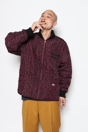 DICKIES / LEOPARD QUILTED JACKET