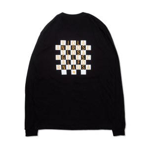 CHECKER LETTER L/S TEE