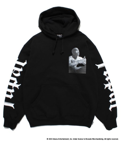 2PAC / HEAVY WEIGHT HOODED SWEAT SHIRT | OVER FLOW