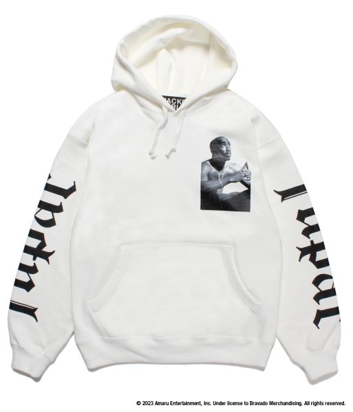 2PAC / HEAVY WEIGHT HOODED SWEAT SHIRT | OVER FLOW