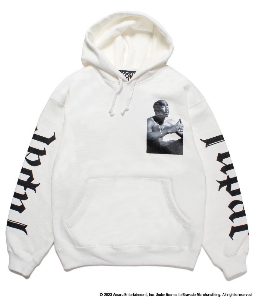 wacko maria 2pac / heavy weight hooded sweat shirt