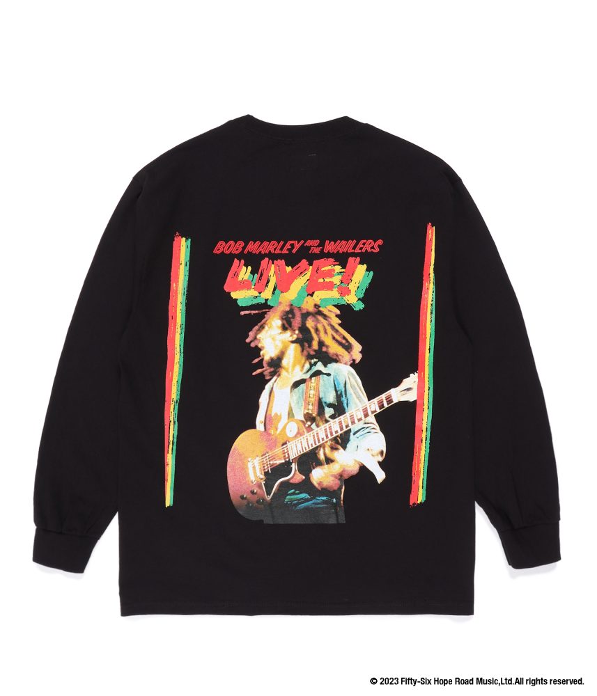 BOB MARLEY / CREW NECK LONG SLEEVE T-SHIRT | OVER FLOW ONLINE STORE