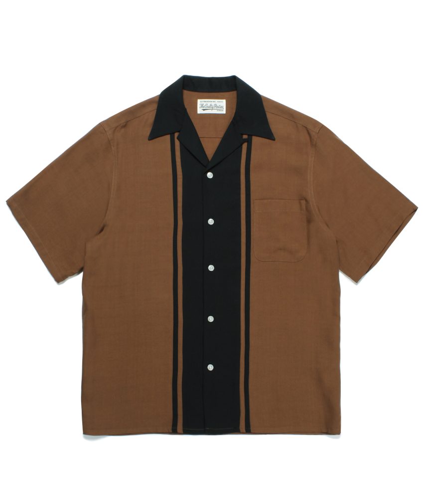 TWO TONE 50'S OPEN COLLAR SHIRT | OVER FLOW ONLINE