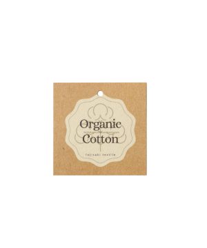Boat Neck Organic Cotton Border 3-Q-S Tee