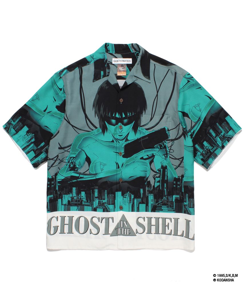 GHOST IN THE SHELL / 攻殻機動隊 / HAWAIIAN SHIRT | OVER FLOW