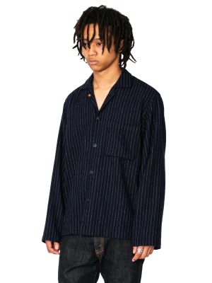 RESEARCHED PAJAMA SHIRT / ECO WOOL