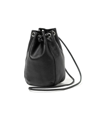 DRAWSTRING POUCH SHRINK LEATHER