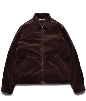 V.Washed Corduroy Zip Blouson Zip Blouson