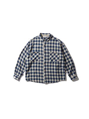 RESEARCHED BAGGY SHIRT / INDIA COTTON/LINEN