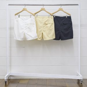 Nylon wide shorts