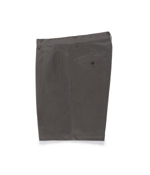 DOUBLE PLEATED CHINO SHORT TROUSERS