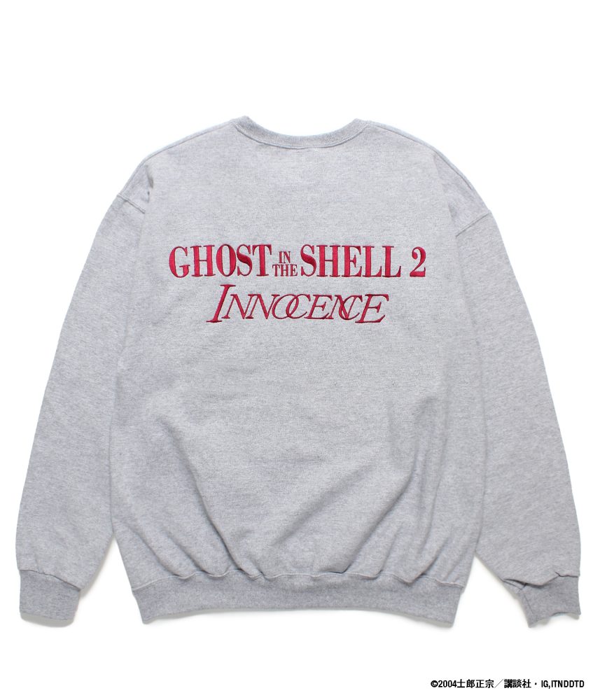 GHOST IN THE SHELL 2 INNOCENCE / 攻殻機動隊 / SWEAT SHIRT | OVER FLOW ONLINE  STORE