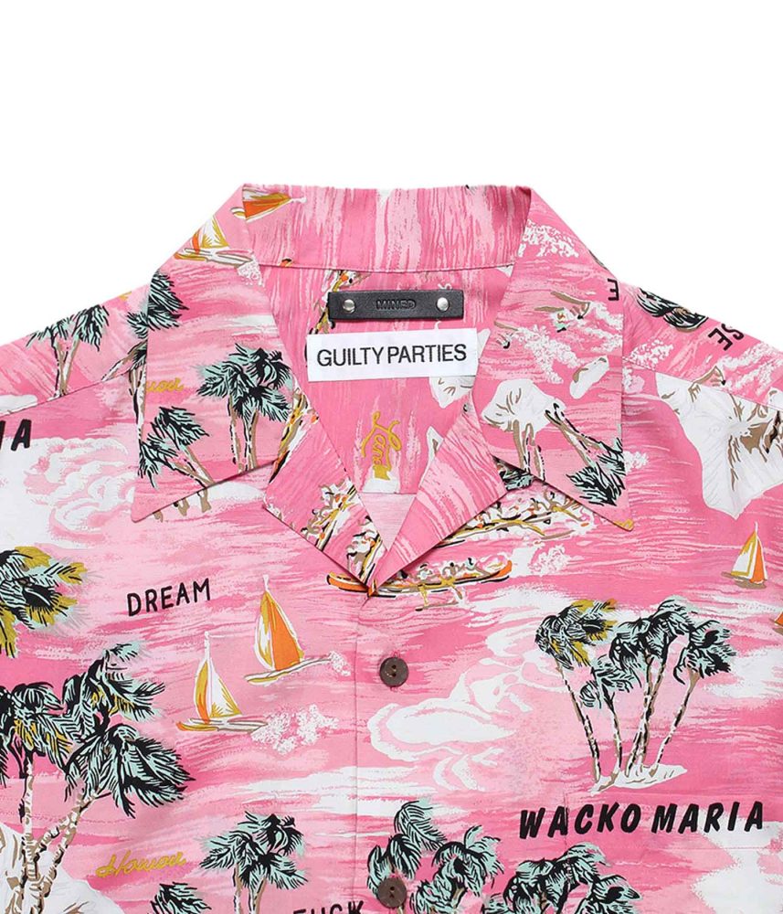 WACKO MARIA × MINEDENIM HAWAIIAN SHIRT WACKO MARIA × MINEDENIM Hawaiian Shirt | OVER FLOW ONLINE STORE
