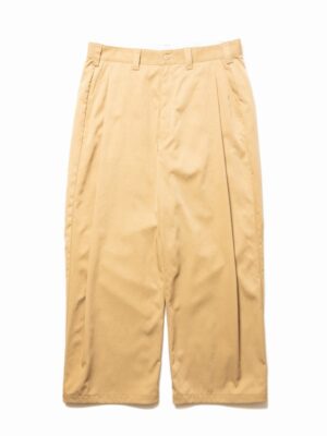 Nylon Chino Cloth 1 Tuck Trousers