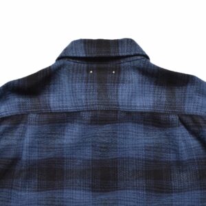 Distortion Ombre Check Flannel Over SH