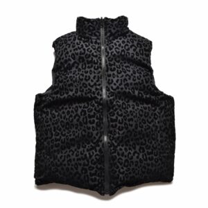 B.Leopard Reversible Down Vest