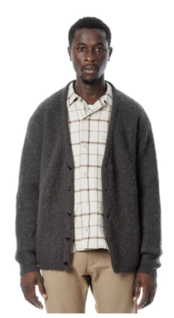 Donald Mohair Knit Cardigan