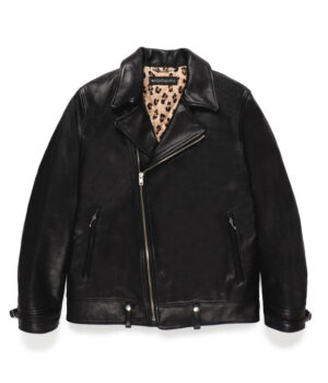 LEATHER DOUBLE RIDERS JACKET