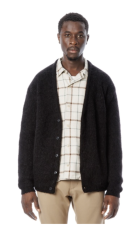 Donald Mohair Knit Cardigan