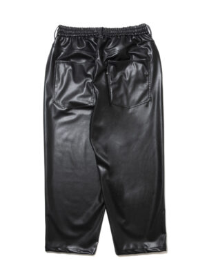 Faux Leather 5 Pocket Wide Easy Pants