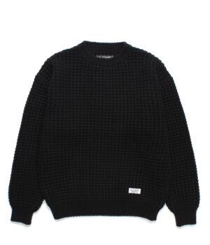 WAFFLE KNIT SWEATER