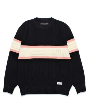 LOGO JACQUARD KNIT SWEATER