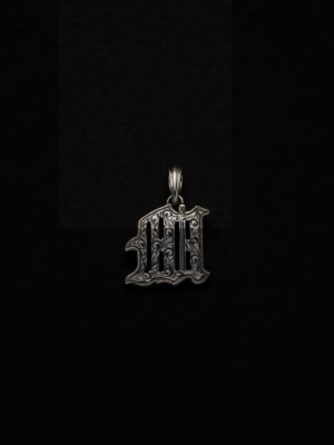 Engraved Initial Pendant