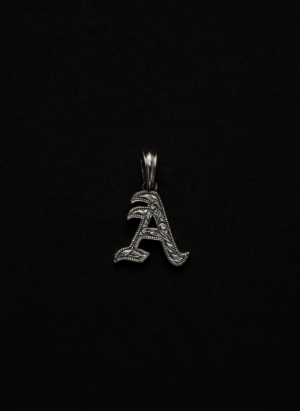 Engraved Initial Pendant