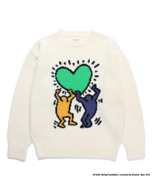 KEITH HARING / JACQUARD KNIT SWEATER