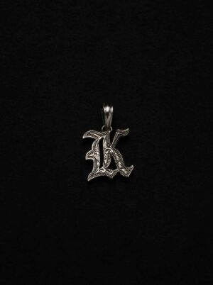 Engraved Initial Pendant