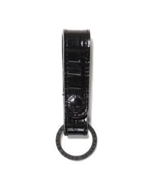 CROCODILE EMBOSS LEATHER KEY HOLDER