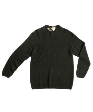 RESINED MERINO CREWNECK SWEATER