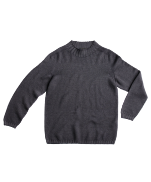 RESINED MERINO CREWNECK SWEATER