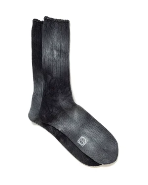 TIE-DYED CREW SOCKS C/N/PU