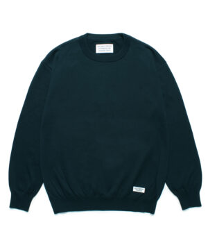 COTTON KNIT CREW NECK SWEATER