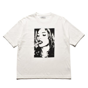 Monochrome Two tone Face Crewneck T-SH