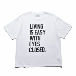 LIVING IS EASY WITH EYES CLOSED T-SH