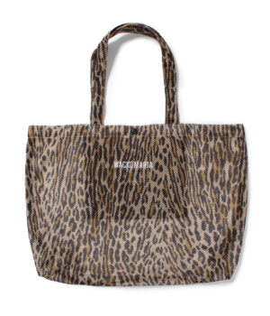 SPEAK EASY / LEOPARD MESH TOTE BAG