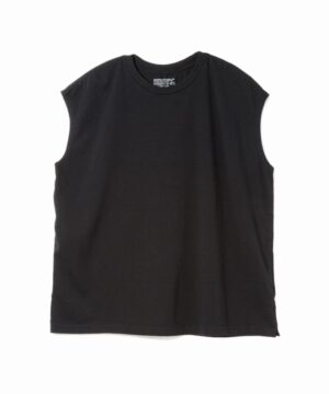 American Cotton Slit Sleeveless Tee
