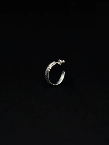 Antidote silver950 ENGRAVED HOOP ERRAING アクセサリー Antidote