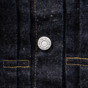 #001 T-BACK DENIM JACKET ONE-WASHED