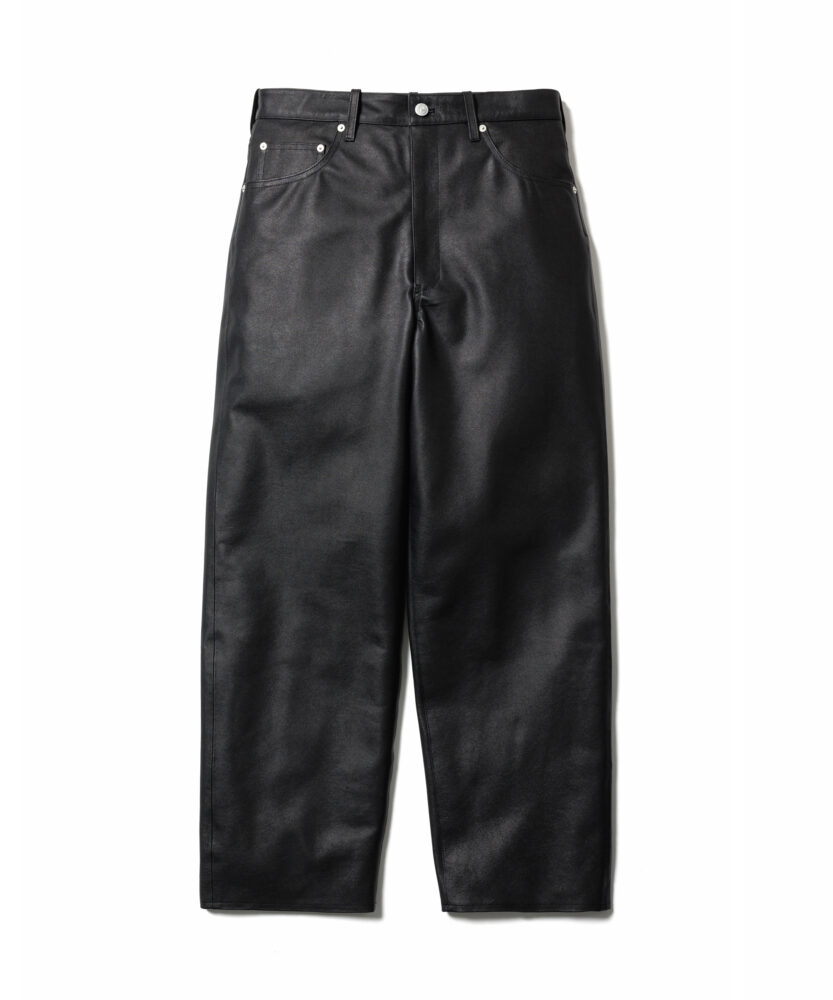 5POCKET LEATHER PANTS | OVER FLOW ONLINE STORE