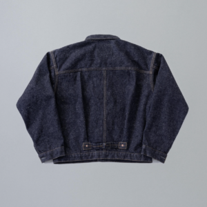 #001 T-BACK DENIM JACKET ONE-WASHED